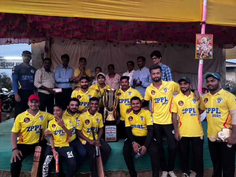 झुंझार पोयनाड प्रीमियर लिग क्रिकेट स्पर्धेत आर.जे रॉयल्स संघ अंतिम विजयी.